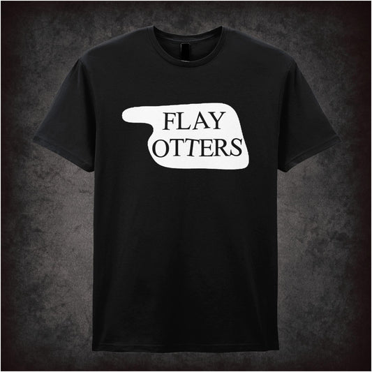 “‘Flay Otters’ hotel sign T-shirt from Fawlty Towers”