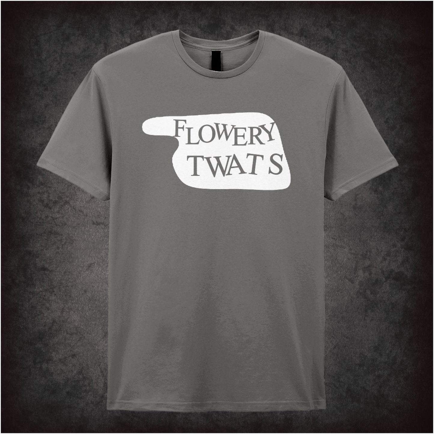 Flowery Twats Hotel Sign – Cult Comedy Graphic T-Shirt