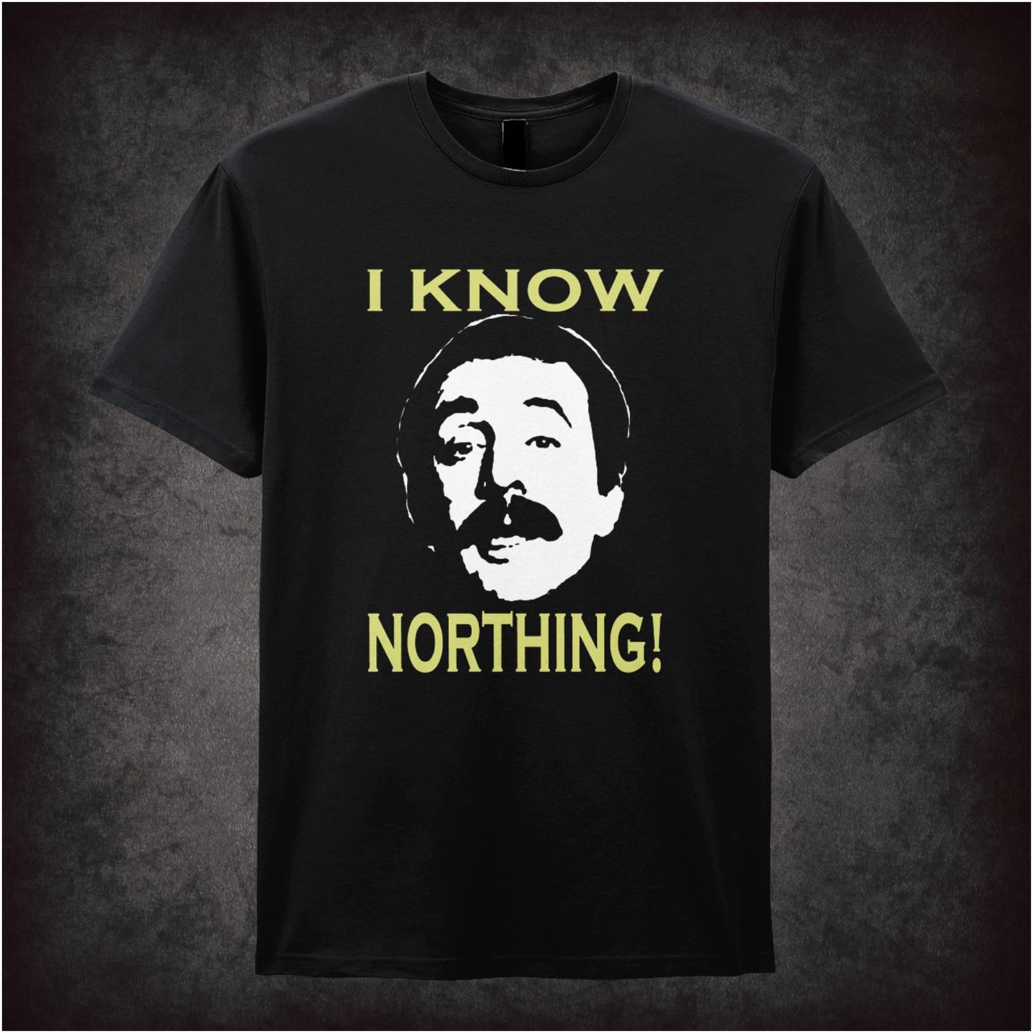I Know Northing! – Cult British Sitcom Graphic T-Shirt