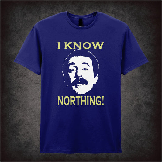 I Know Northing! – Cult British Sitcom Graphic T-Shirt