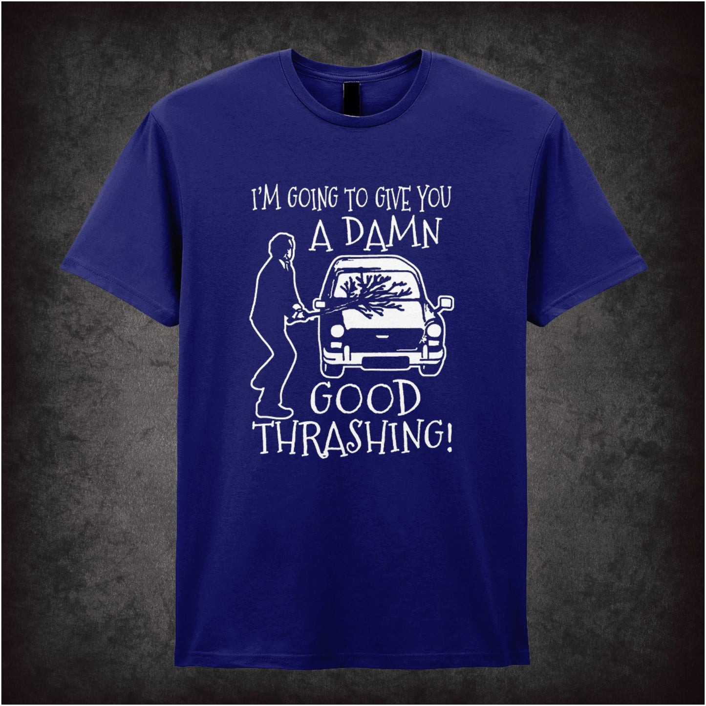 “Basil Fawlty ‘I’m going to give you a damn good thrashing!’ T-shirt from Fawlty Towers”