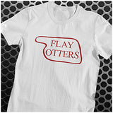 Flay Otters Hotel Sign - Fawlty Towers Inspired Unisex T Shirt