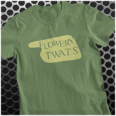 Flowery Twats Hotel Sign - Fawlty Towers Inspired Unisex T Shirt