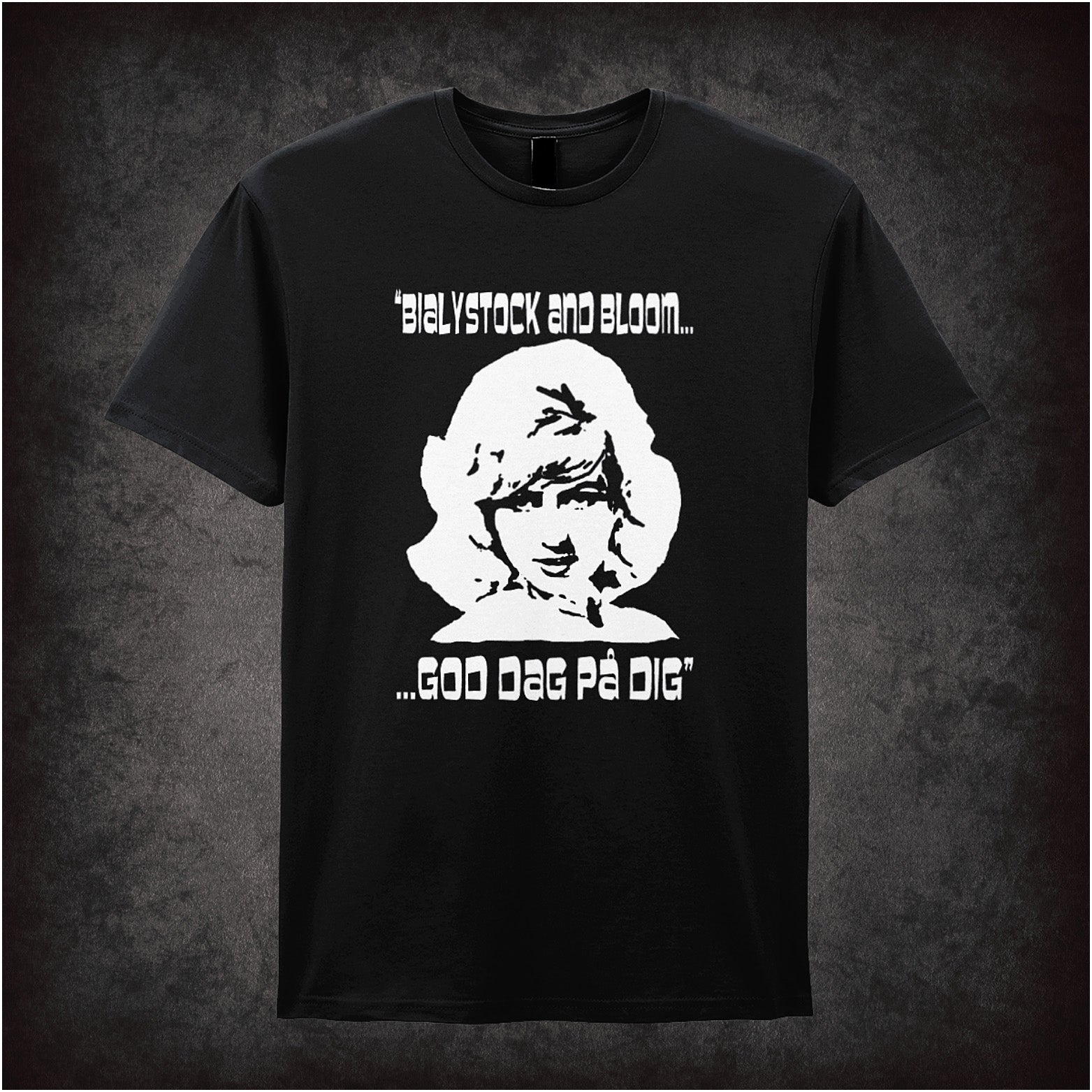 BLACK Bialystock and Bloom God Dag På Dig unisex t-shirt inspired by The Producers film