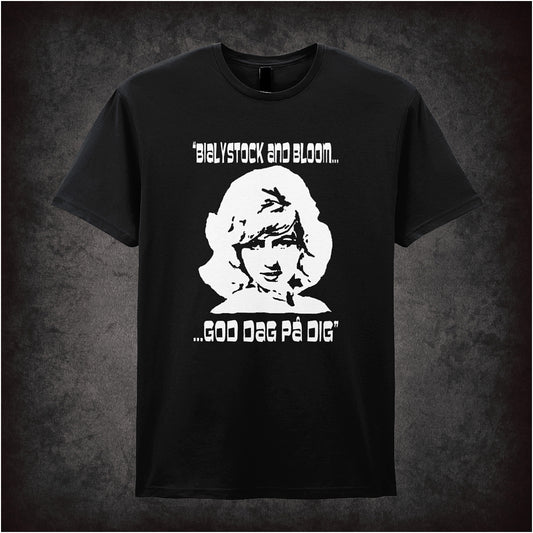 BLACK Bialystock and Bloom God Dag På Dig unisex t-shirt inspired by The Producers film