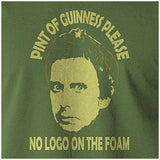 Pint Of Guinness Please, No Logo On The Foam - Peep Show Inspired Unisex T Shirt