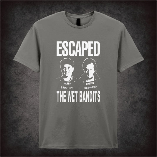 The Wet Bandits Home Alone inspired unisex T-shirt with graphic design