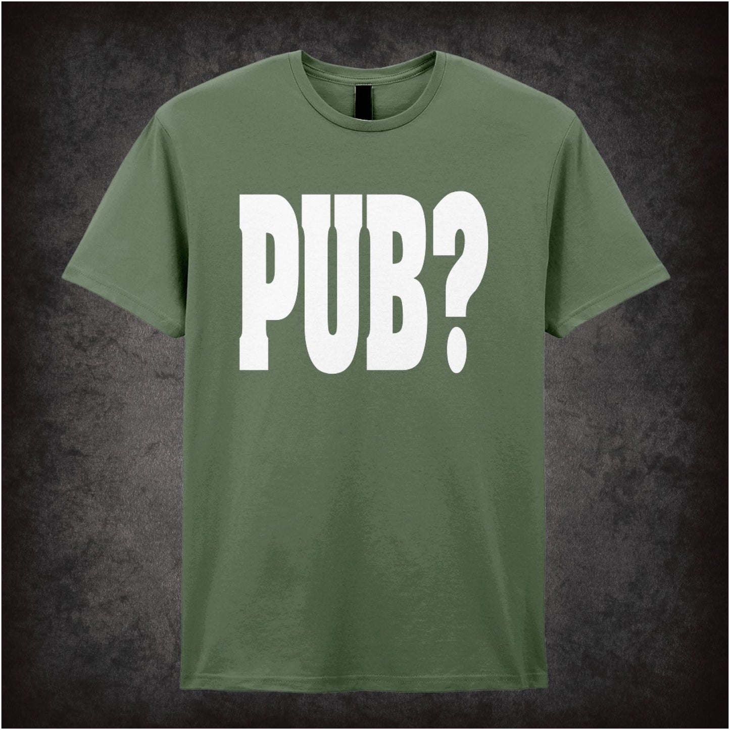 Pub? – Softstyle Unisex Graphic T-Shirt
