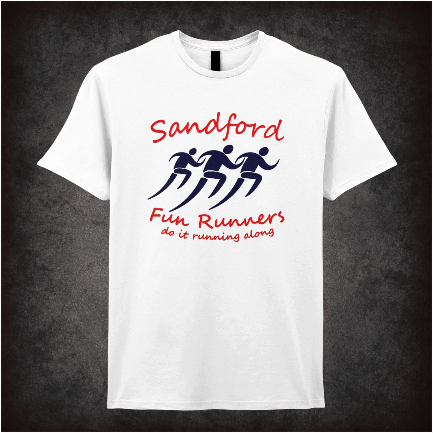 Sandford Fun Runners Do It Running Along Hot Fuzz inspired unisex T-shirt with graphic design