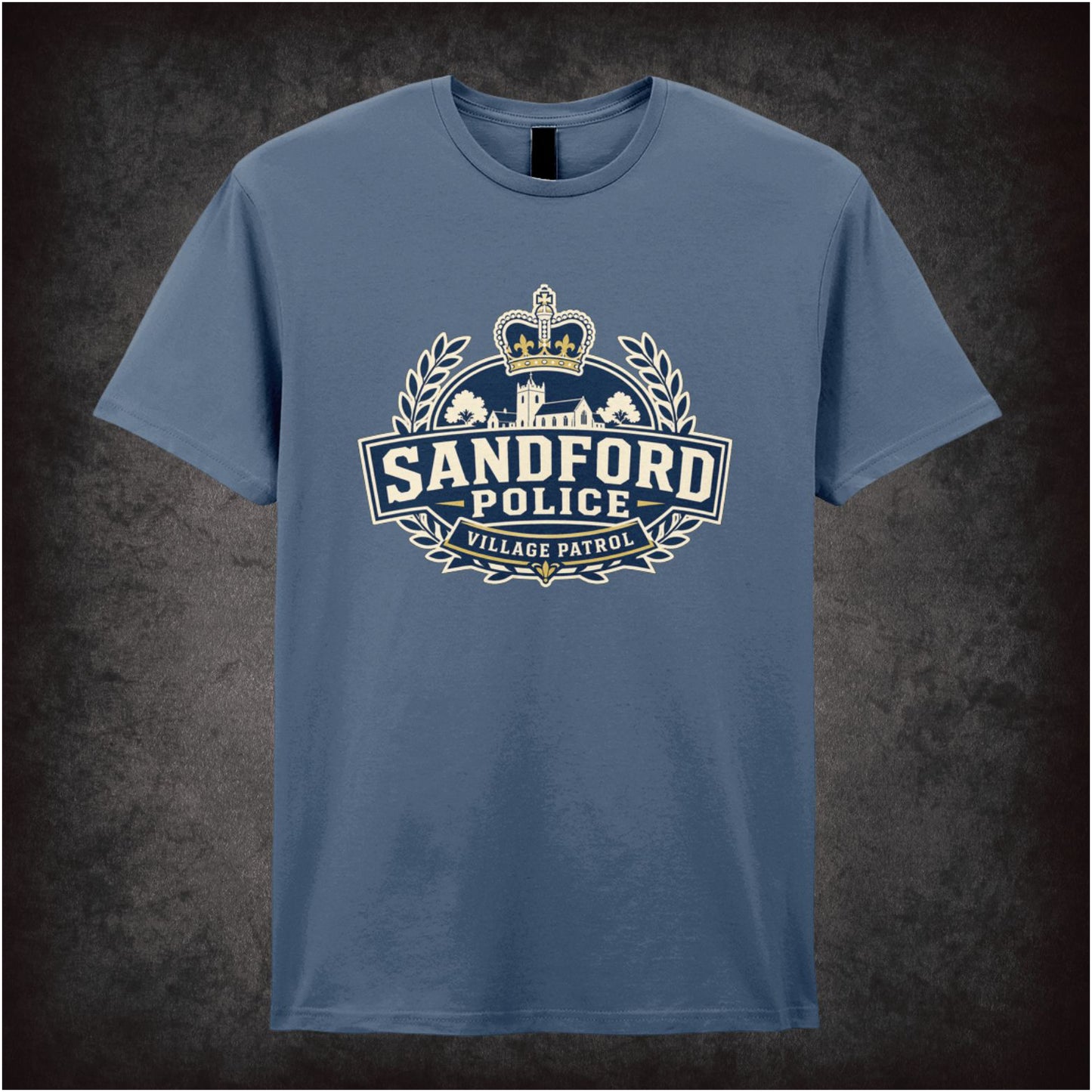 ‘sandford police village patrol’ T-shirt from Hot Fuzz