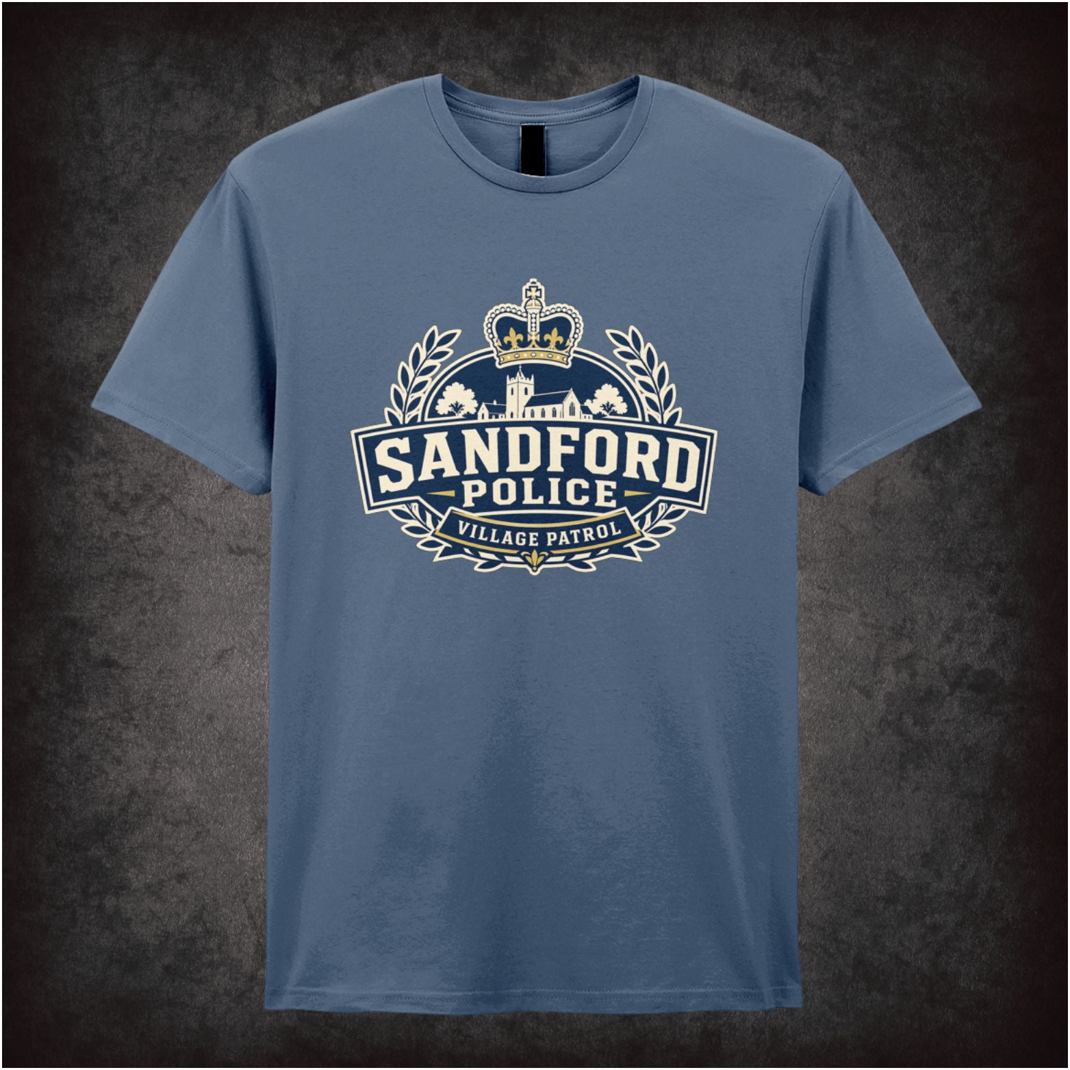 ‘sandford police village patrol’ T-shirt from Hot Fuzz