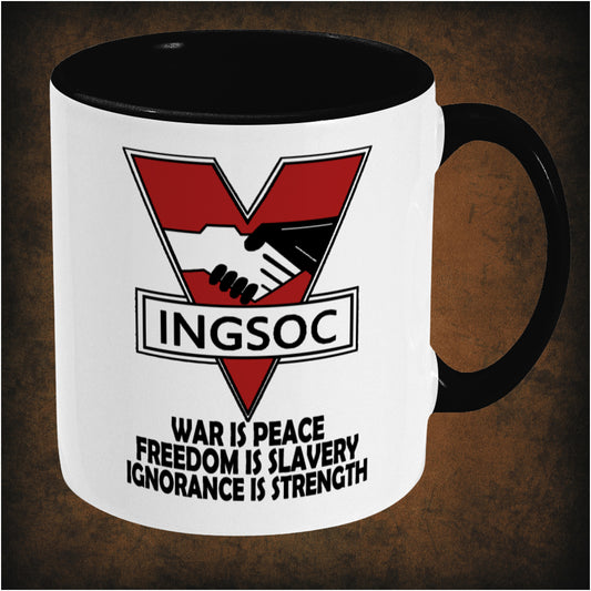 INGSOC: War Is Peace – Two-Tone Mug