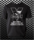 INGSOC War Is Peace - George Orwell - 1984 Inspired Unisex T Shirt