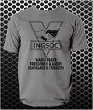 INGSOC War Is Peace - George Orwell - 1984 Inspired Unisex T Shirt