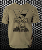 INGSOC War Is Peace - George Orwell - 1984 Inspired Unisex T Shirt