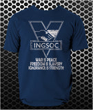 INGSOC War Is Peace - George Orwell - 1984 Inspired Unisex T Shirt