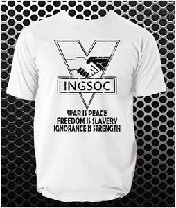 INGSOC War Is Peace - George Orwell - 1984 Inspired Unisex T Shirt