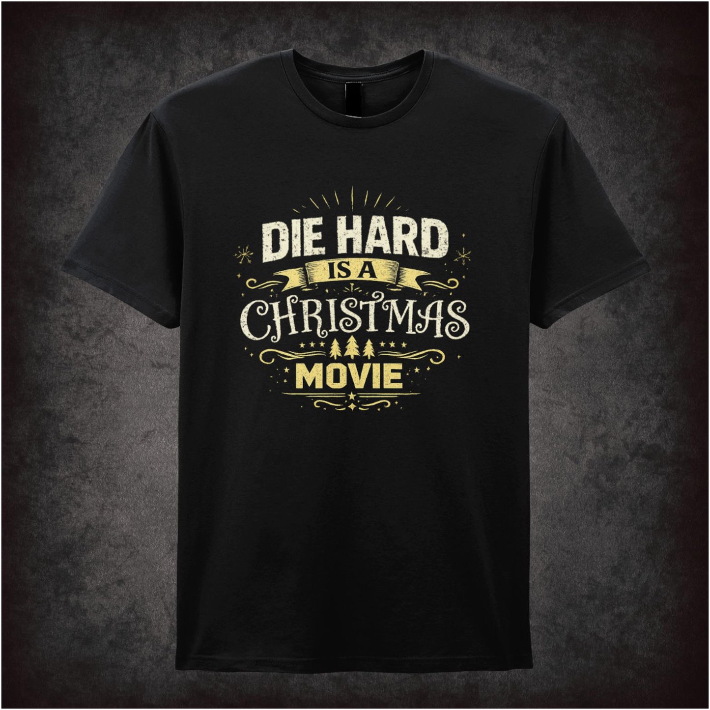 ‘die hard is a christmas movie’ quote T-shirt from Die Hard