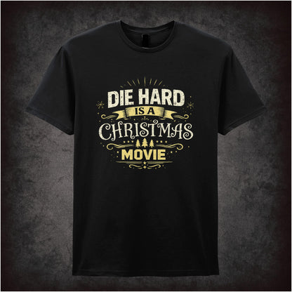 ‘die hard is a christmas movie’ quote T-shirt from Die Hard