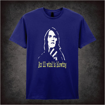 An Ill Wind Is Blowing – Cult British Comedy Graphic T-Shirt
