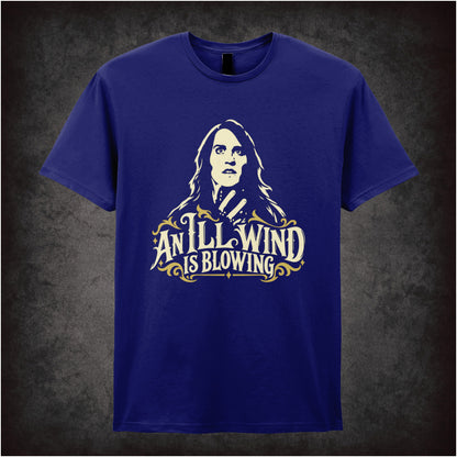 “Richmond ‘An ill wind is blowing’ T-shirt in navy from The IT Crowd”