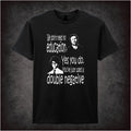 We Don’t Need No Education. Yes You Do You Just Used A Double Negative – Cult British Comedy Graphic T-Shirt
