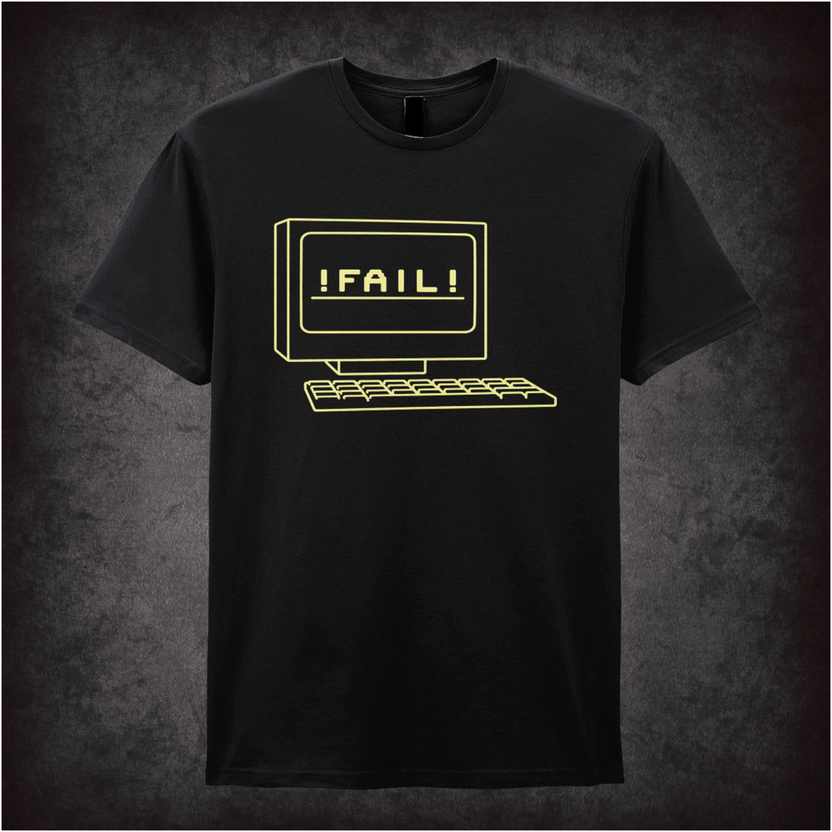  "‘FAIL! T-shirt in black from The IT Crowd”