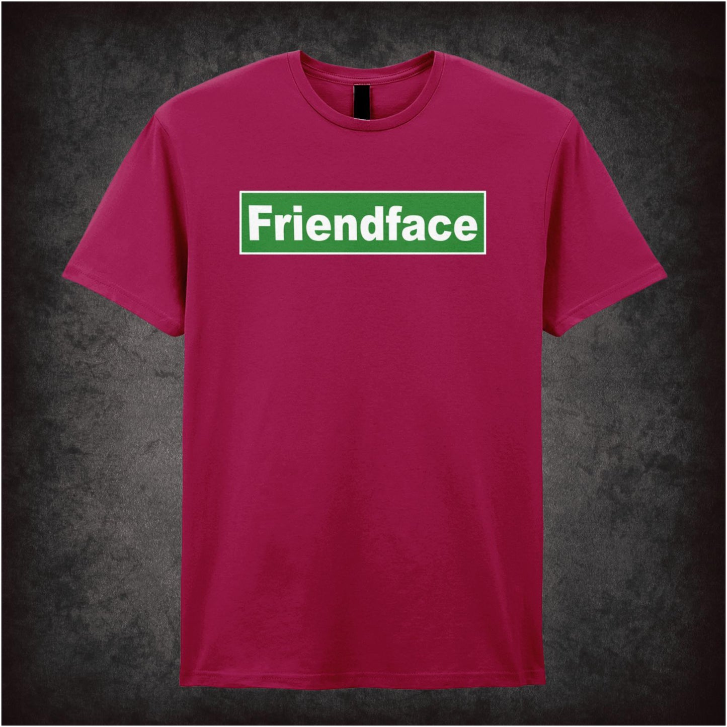 Friendface – Cult British Comedy Graphic T-Shirt