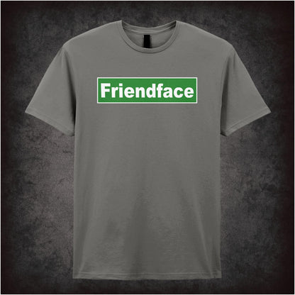 Friendface – Cult British Comedy Graphic T-Shirt