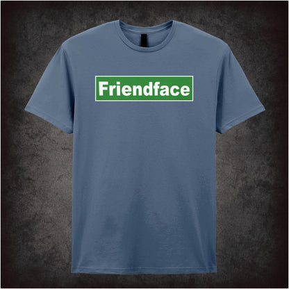 Friendface – Cult British Comedy Graphic T-Shirt