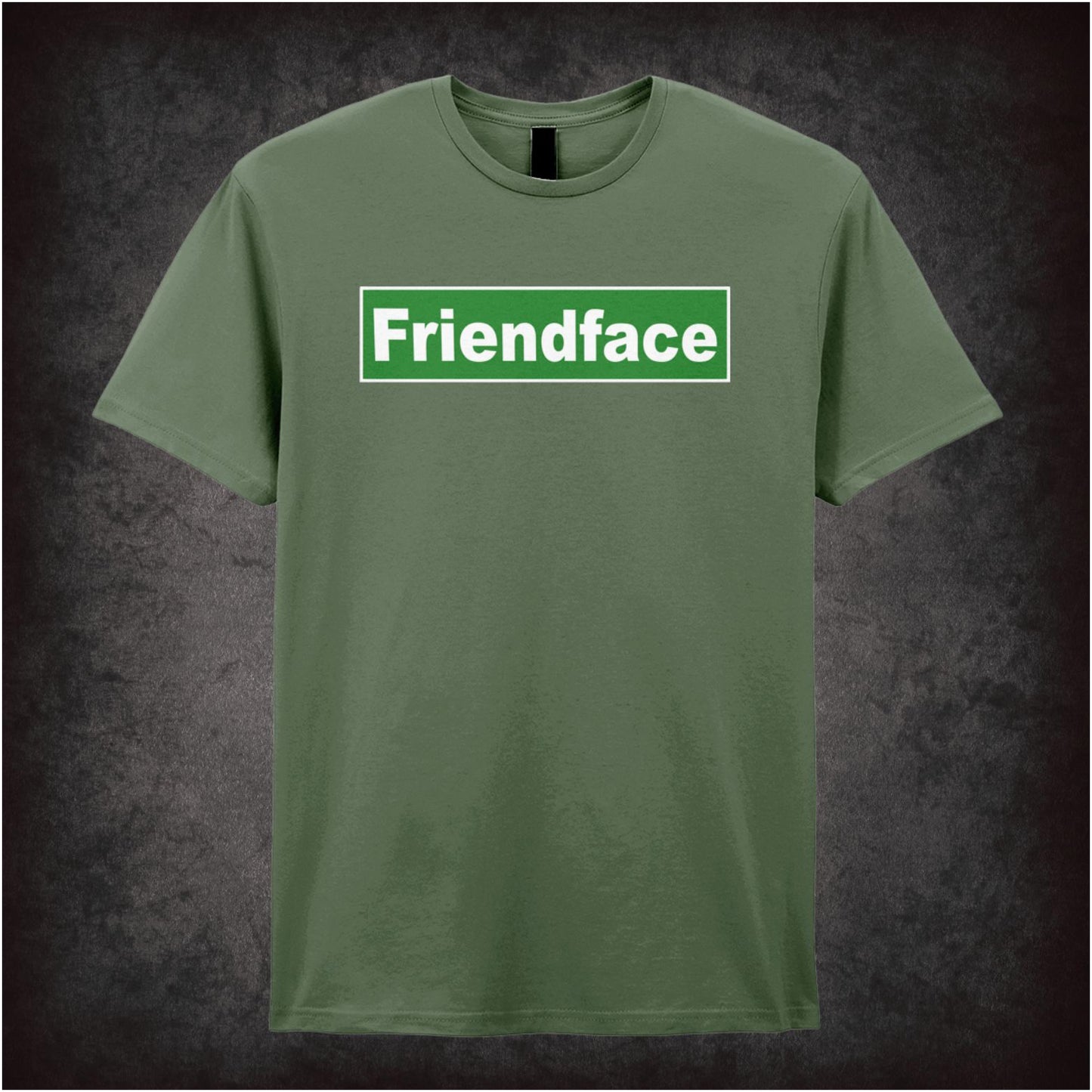 Friendface – Cult British Comedy Graphic T-Shirt