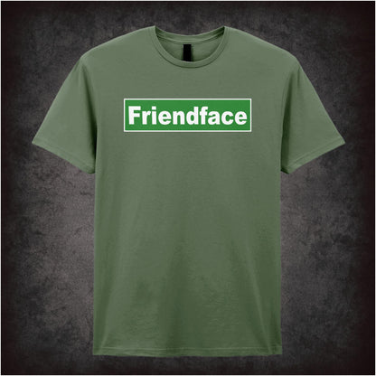 Friendface – Cult British Comedy Graphic T-Shirt