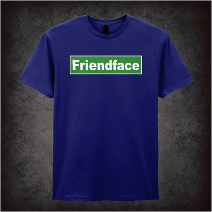 Friendface – Cult British Comedy Graphic T-Shirt