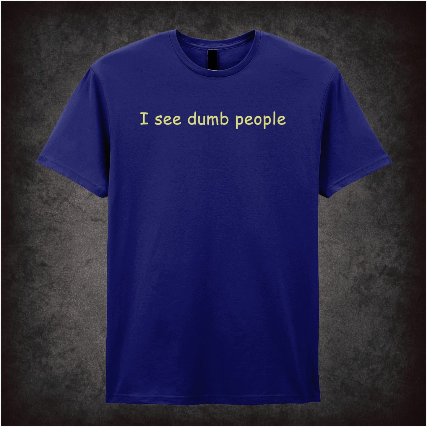 I See Dumb People – Cult British Comedy Graphic T-Shirt