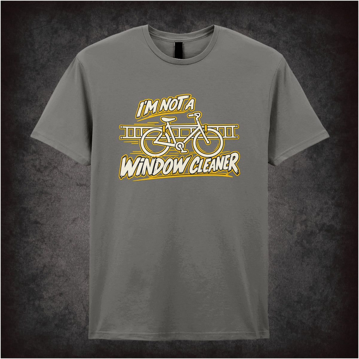 “Roy Trenneman ‘I’m not a window cleaner’ T-shirt in charcoal from The IT Crowd”