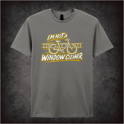 “Roy Trenneman ‘I’m not a window cleaner’ T-shirt in charcoal from The IT Crowd”