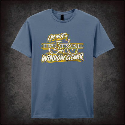 “Roy Trenneman ‘I’m not a window cleaner’ T-shirt in indigo from The IT Crowd”