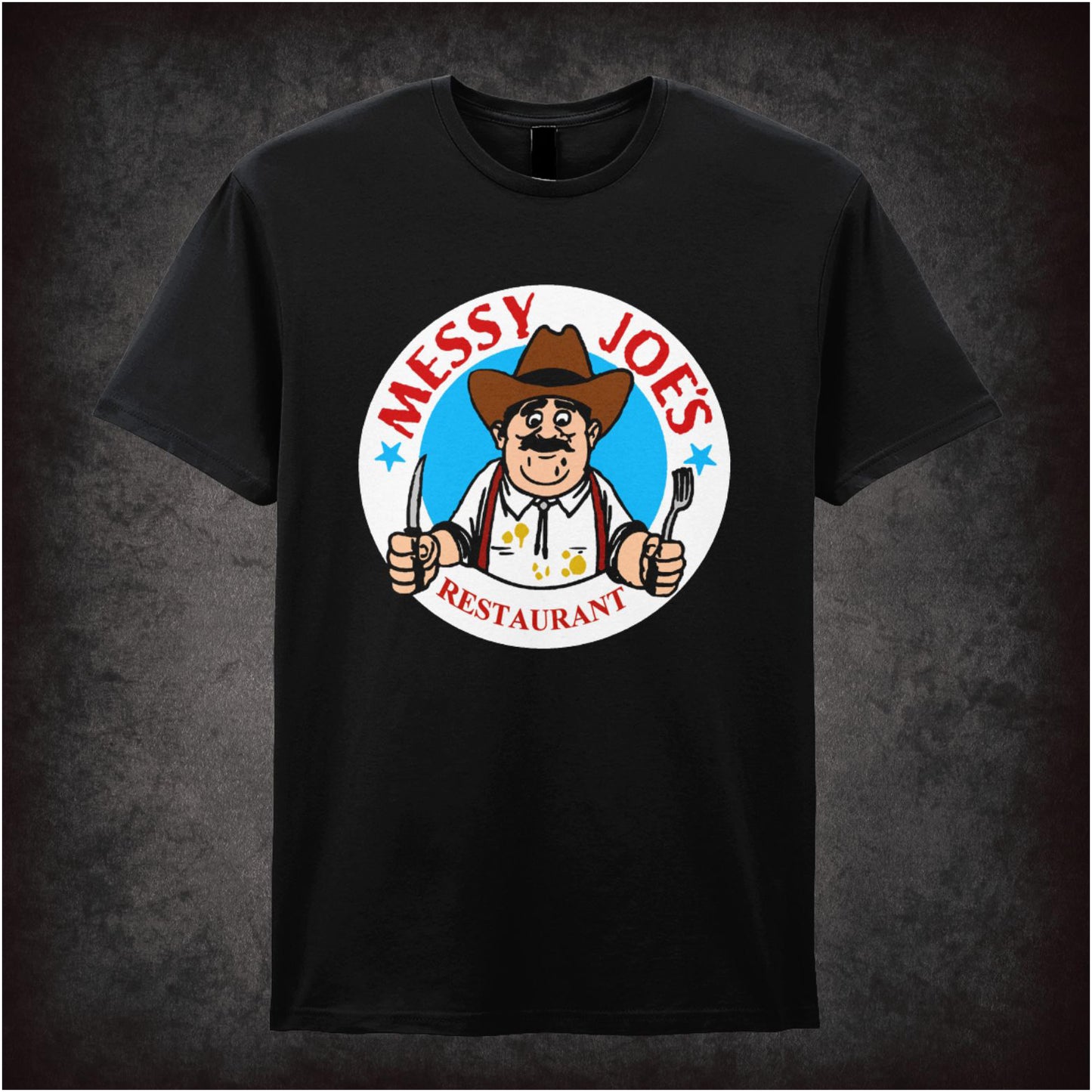 Messy Joe’s Restaurant – Cult British Comedy Graphic T-Shirt