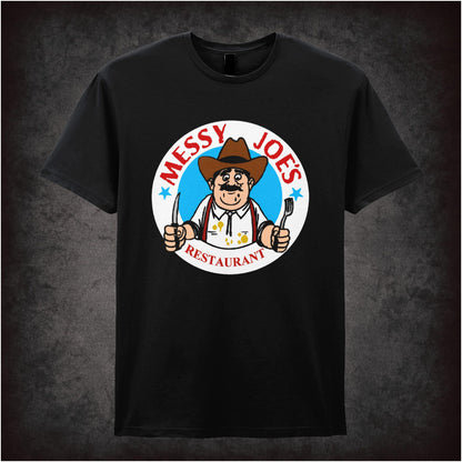 Messy Joe’s Restaurant – Cult British Comedy Graphic T-Shirt