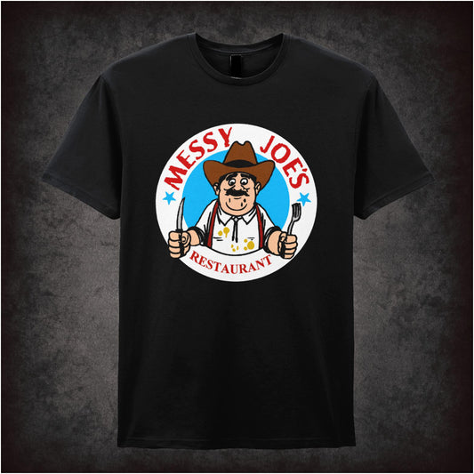 Messy Joe’s Restaurant – Cult British Comedy Graphic T-Shirt