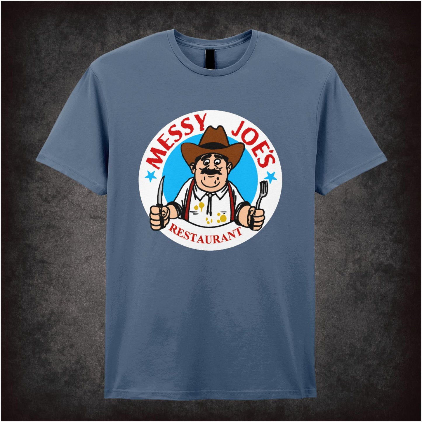 Messy Joe’s Restaurant the IT Crowd inspired unisex T-shirt with graphic design