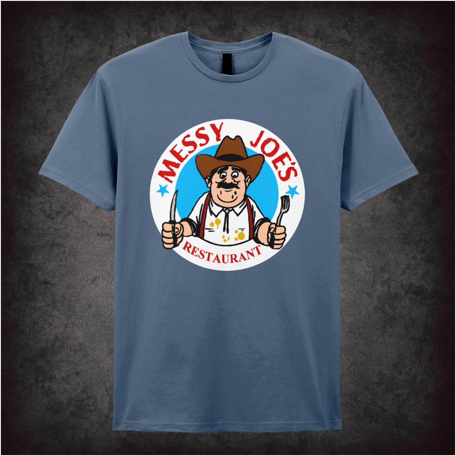 Messy Joe’s Restaurant the IT Crowd inspired unisex T-shirt with graphic design