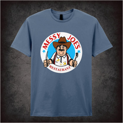 Messy Joe’s Restaurant the IT Crowd inspired unisex T-shirt with graphic design