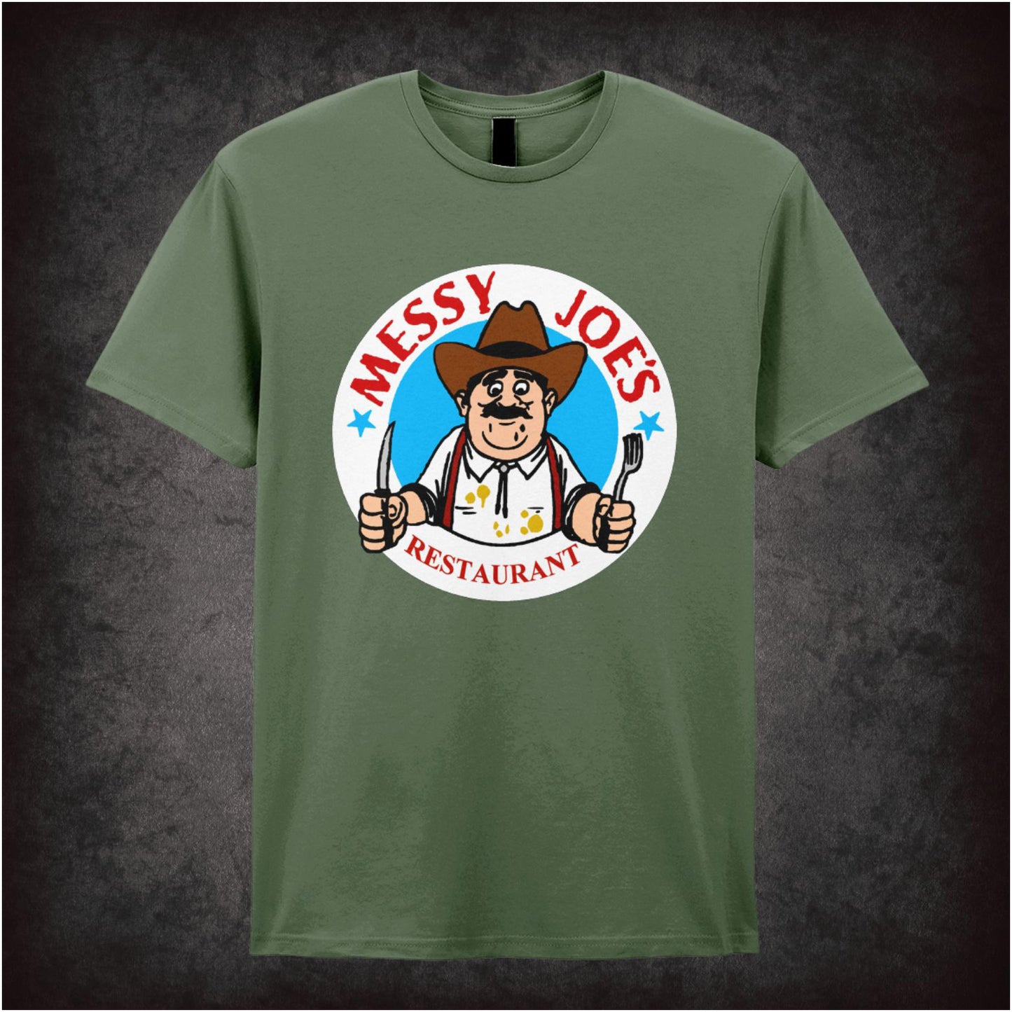 Messy Joe’s Restaurant – Cult British Comedy Graphic T-Shirt