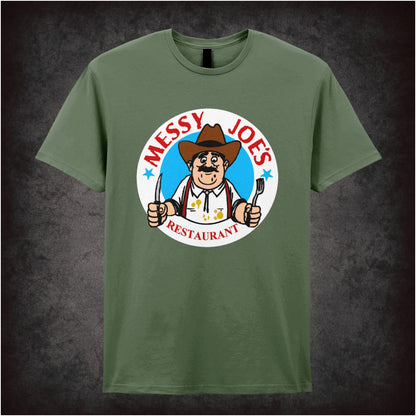 Messy Joe’s Restaurant – Cult British Comedy Graphic T-Shirt
