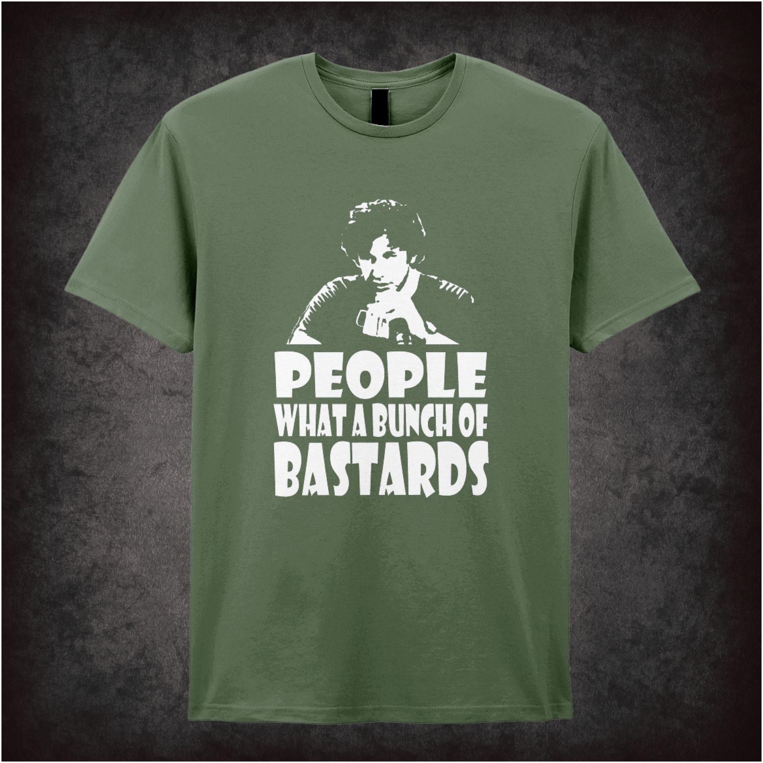 People What A Bunch Of Bastards the IT Crowd inspired unisex T-shirt with graphic design