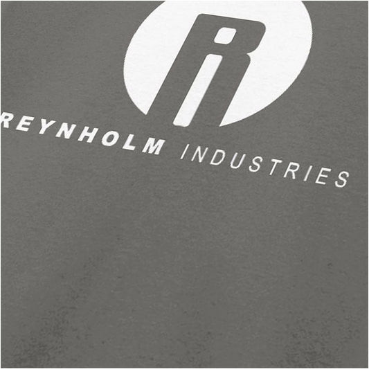 “‘Reynholm Industries’ close up T-shirt in charcoal from The IT Crowd”