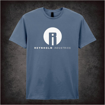 “‘Reynholm Industries’ T-shirt in indigo from The IT Crowd”