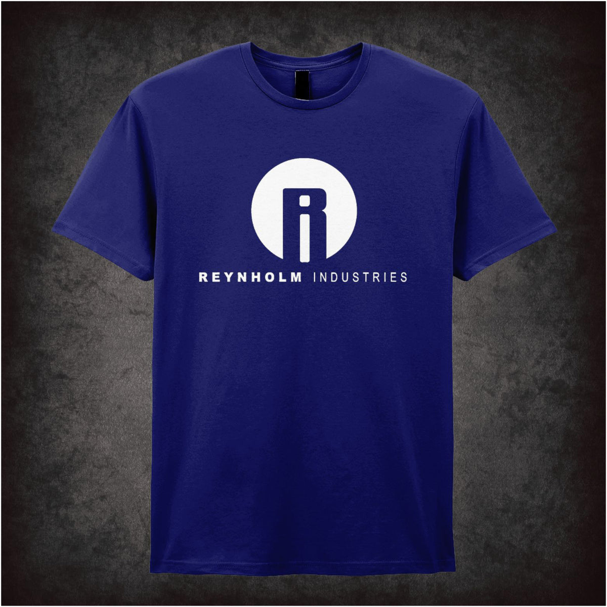 “‘Reynholm Industries’ T-shirt in navy from The IT Crowd”