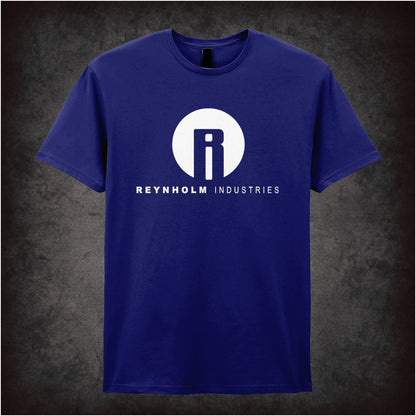 “‘Reynholm Industries’ T-shirt in navy from The IT Crowd”